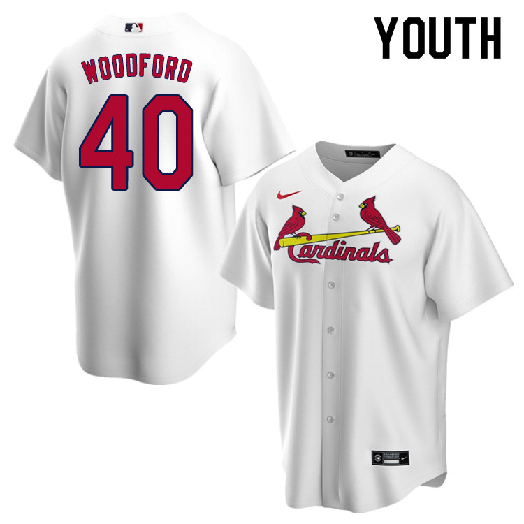 Nike Youth #40 Jake Woodford St.Louis Cardinals Baseball Jerseys Sale-White